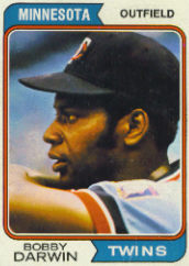 1974 Topps Baseball Cards      527     Bobby Darwin